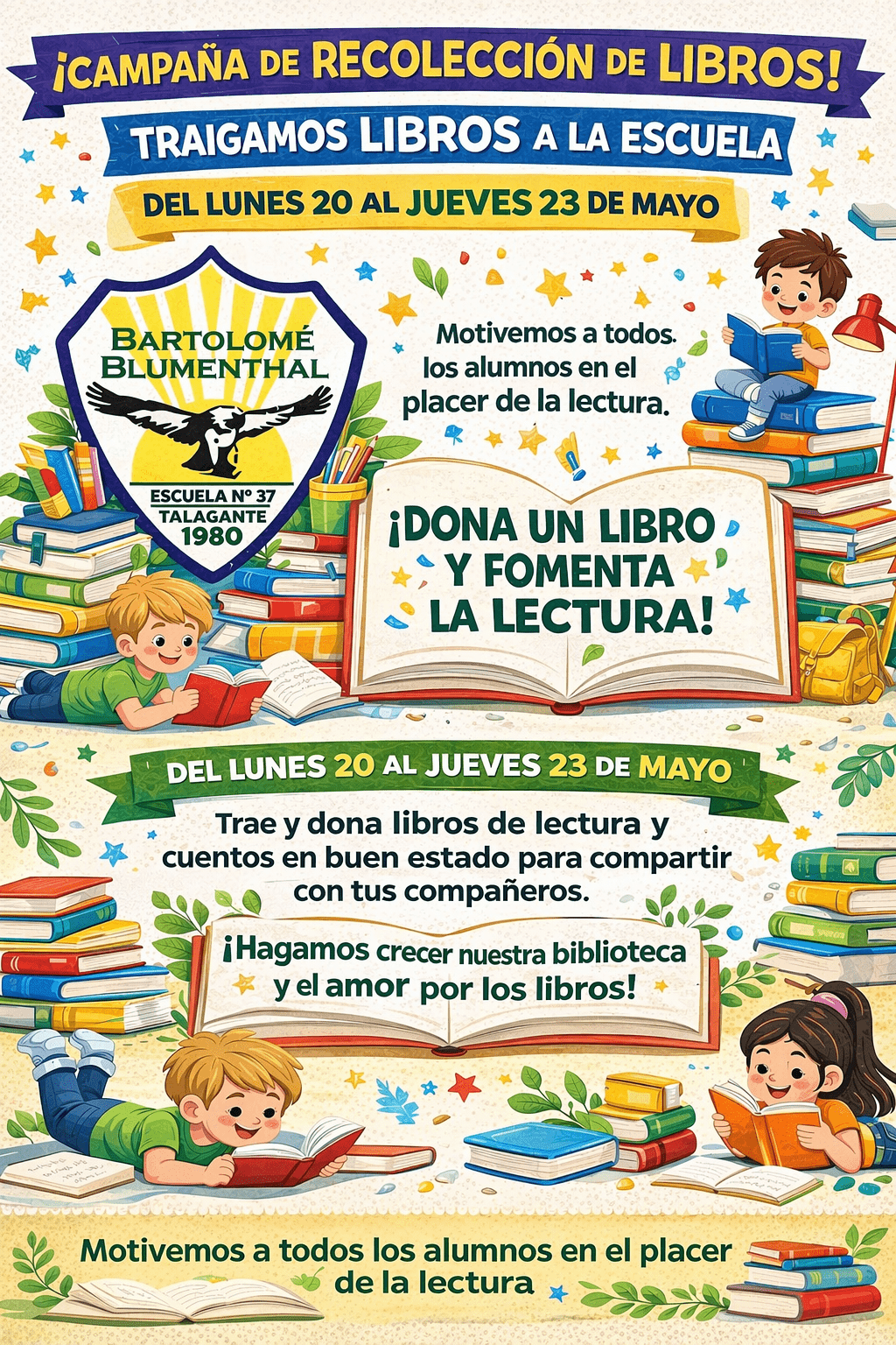 Campaña Recolección de libros